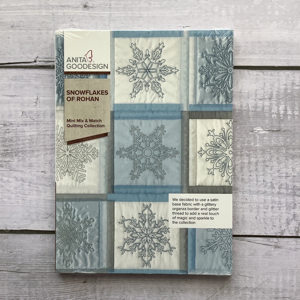 Anita Goodesign Snowflakes Of Rohan‎ Quilting Embroidery Machine CD NEW